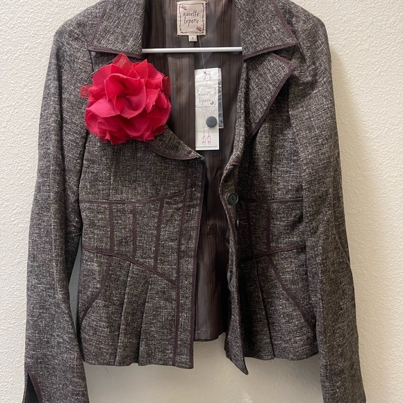 Nanette Lepore Jackets & Blazers - Nanette Lepore Coffee Bean toned Blazer & Skirt set.